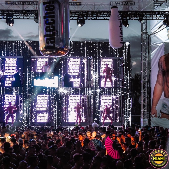 Circuit Party Miami 2019 Sleeveless T Shirt XL 36 chest ES Collection - Picture 3 of 3